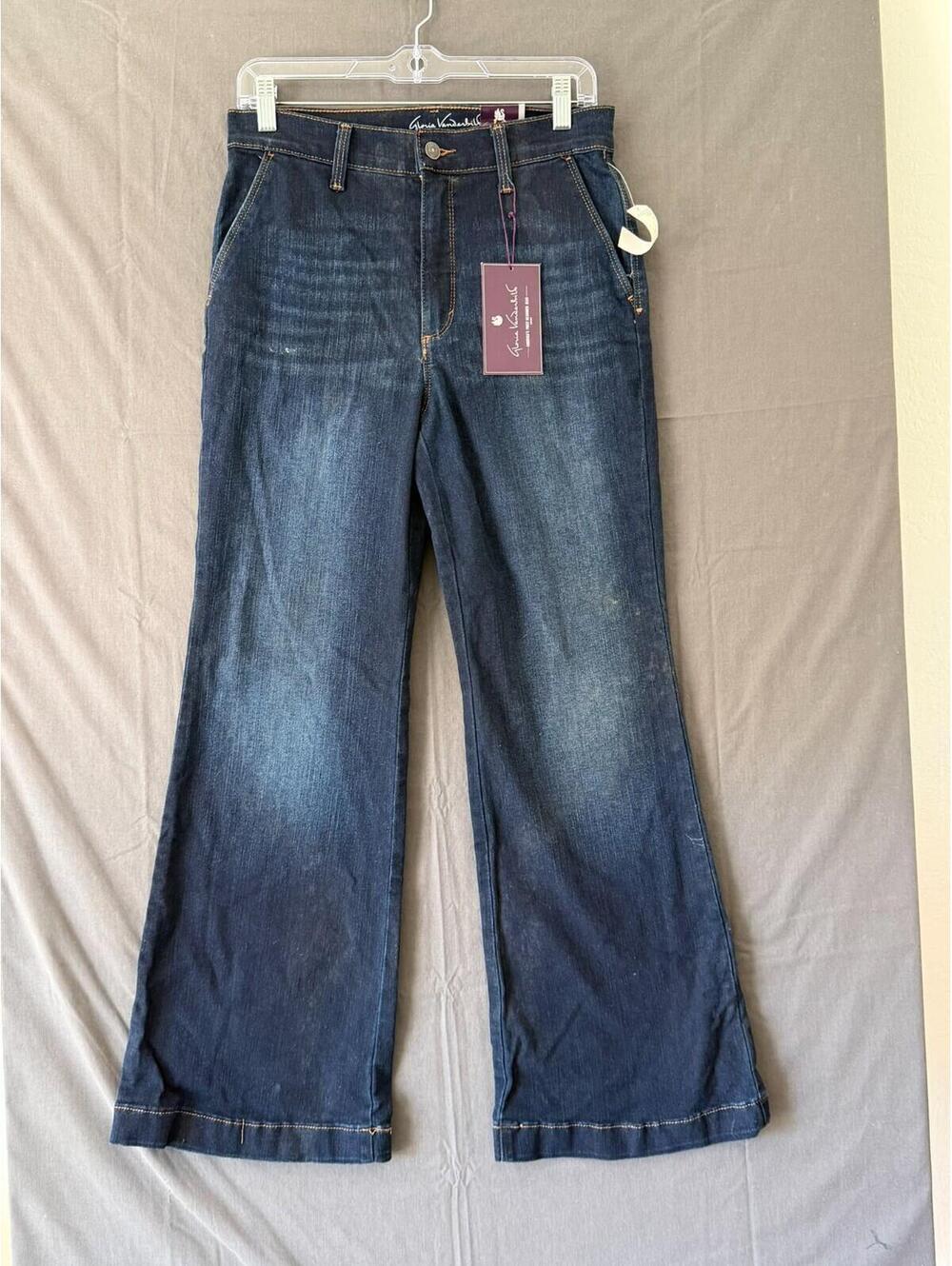 Gloria Vanderbilt Women’s Jeans 6 Short Dark Wash All‑Around Slimming Straight